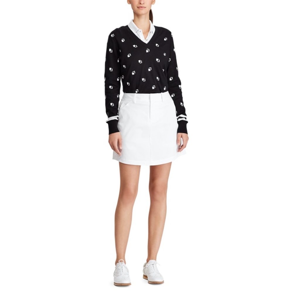 Polo Golf Ralph Lauren White Satin Skirt